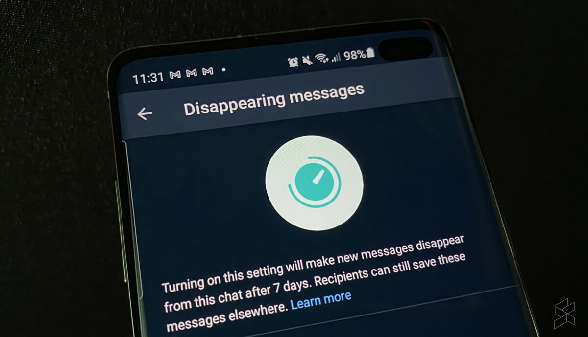 WhatsApp Messages Disappearing